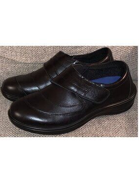 Orthofeet Orthopedic Emily Shoes Black Hook & Loop Straps Women’s (sz 8D) 73032